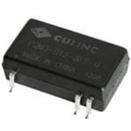 CUI INC Isolated Dc/Dc Converters Dc-Dc Isolated, 3 W, 9~18 Vdc Input, 12 Vdc, 250 Ma, Single Regulated PQM3-D12-S12-M-TR